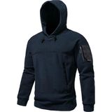 Ghassy Co. Erkek Military Sport Warm Outdoor Kapüşonlu Polar Ceket LACİVERT XXL