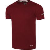 Ghassy Co. Erkek Nem Emici Hızlı Kuruma Atletik Teknik Performans Spor T-Shirt - 3XL - A.Bordo
