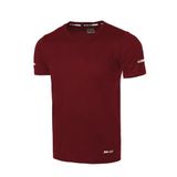 Ghassy Co. Erkek Nem Emici Hızlı Kuruma Atletik Teknik Performans Spor T-shirt BORDO 3XL