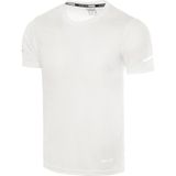 Ghassy Co. Erkek Nem Emici Hızlı Kuruma Atletik Teknik Performans Spor T-Shirt - L - Beyaz