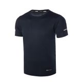 Ghassy Co. Erkek Nem Emici Hızlı Kuruma Atletik Teknik Performans Spor T-shirt - LACİVERT XXL