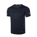 Ghassy Co. Erkek Nem Emici Hızlı Kuruma Atletik Teknik Performans Spor T-Shirt - XL - Lacivert