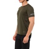 Ghassy Co. Erkek Nem Emici Hızlı Kuruma Atletik Teknik Performans T-shirt HAKİ L
