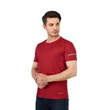 Ghassy Co. Erkek Nem Emici Hızlı Kuruma Atletik Teknik Performans T-shirt KIRMIZI XL