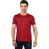 Ghassy Co. Erkek Nem Emici Hızlı Kuruma Atletik Teknik Performans T-Shirt - Kırmızı