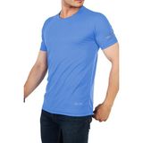 Ghassy Co. Erkek Nem Emici Hızlı Kuruma Atletik Teknik Performans T-Shirt - L - Açık Mavi