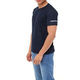 Ghassy Co. Erkek Nem Emici Hızlı Kuruma Atletik Teknik Performans T-shirt LACİVERT XL