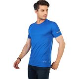 Ghassy Co. Erkek Nem Emici Hızlı Kuruma Atletik Teknik Performans T-shirt MAVİ L