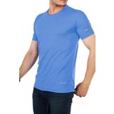 Ghassy Co. Erkek Nem Emici Hızlı Kuruma Atletik Teknik Performans T-Shirt - S - Açık Mavi