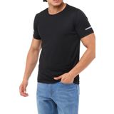 Ghassy Co. Erkek Nem Emici Hızlı Kuruma Atletik Teknik Performans T-shirt SİYAH L