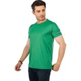 Ghassy Co. Erkek Nem Emici Hızlı Kuruma Atletik Teknik Performans T-Shirt - Yeşil