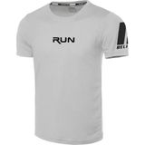 Ghassy Co. Erkek Nem Emici Hızlı Kuruma Performans Running Spor T-Shirt - 3XL - 00E-Gri