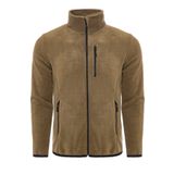 ghassy co. Erkek Pro Rüzgar Geçirmez 5 Cepli Outdoor Tam Fermuarlı Polar Ceket AÇIK HAKİ, 2XL
