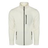 ghassy co. Erkek Pro Rüzgar Geçirmez 5 Cepli Outdoor Tam Fermuarlı Polar Ceket BEYAZ, L