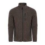 ghassy co. Erkek Pro Rüzgar Geçirmez 5 Cepli Outdoor Tam Fermuarlı Polar Ceket KOYU HAKİ, S