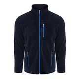 ghassy co. Erkek Pro Rüzgar Geçirmez 5 Cepli Outdoor Tam Fermuarlı Polar Ceket LACİVERT 2, S