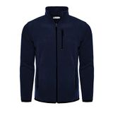 ghassy co. Erkek Pro Rüzgar Geçirmez 5 Cepli Outdoor Tam Fermuarlı Polar Ceket LACİVERT, L