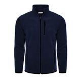 ghassy co. Erkek Pro Rüzgar Geçirmez 5 Cepli Outdoor Tam Fermuarlı Polar Ceket LACİVERT, S