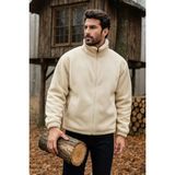 Ghassy Co. Erkek Pro Termal Iç Dış Sherpa Rüzgar Geçirmez Peluş Sweatshirt 2XL Sportswear - Taş