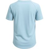 Ghassy Co. Erkek Reglan Oval Kesim Pamuk Yumuşak Dokulu Bisiklet Yaka T-Shirt - Açık Mavi - 2XL