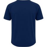 Ghassy Co. Erkek Reglan Oval Kesim Pamuk Yumuşak Dokulu Bisiklet Yaka T-Shirt - Lacivert