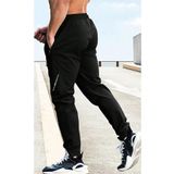 Ghassy Co. Erkek Run Ultra Hafif Egzersiz Aktif Joggers Spor Dar Paça Eşofman Altı