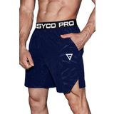 Ghassy Co. Erkek Runnig Pro Elastik Bel Nefes Alabilen Koşu Fitness Spor Şortu LACİVERT L