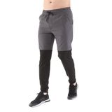 Ghassy Co. Erkek Running Compression Hızlı Kuruma Micropoly Halısaha Antrenman Gym Fitness Koşu Uzun Taytlı Şort - XL - Füme