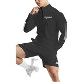 Ghassy Co. Erkek Running Hızlı Kuruma Nem Emici Teknik Performan Uzun Kollu T-shirt FÜME XXL