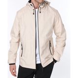 Ghassy Co. Erkek Rüzgarlık/Yağmurluk Outdoor Omuz Detaylı Mevsimlik Spor Ceket - Taş