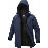 Ghassy Co. Erkek Rüzgarlık/Yağmurluk Outdoor Omuz Detaylı Mevsimlik Spor Ceket - XL - Lacivert