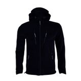 GHASSY CO. Erkek Siyah Army Tactical Polar Kapüşonlu Ceket
