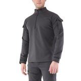Ghassy Co. Erkek Su ve Rüzgar Geçirmez Ripstop Military Tactical Army mbat Yarım Fermuarlı Mont FÜME XXL