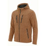 GHASSY CO. Erkek Taba Army Tactical Polar Kapüşonlu Ceket