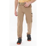 Ghassy Co. Erkek Tactical Outdoor Nefes Alan/hızlı Kuruyan 7 Fonksiyonel Cepli Yazlık Paraşüt Pantolon - Bej - M