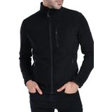 Ghassy Co. Erkek Tam Fermuarlı Polar Ceket - SİYAH M