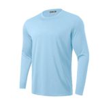 Ghassy Co. Erkek%100 Pamuklu Likralı Esnek Spor Koşu Günlük Antrenman Uzun Kollu Penye T-shirt