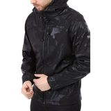 Ghassy Co. Ghassy Co.erkek Içi Polarlı Su ve Rüzgar Geçirmez Softshell Spor Mont - Kamuflaj Siyah