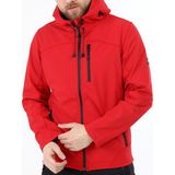 Ghassy Co. Ghassy Co.erkek Içi Polarlı Su ve Rüzgar Geçirmez Softshell Spor Mont - Kırmızı