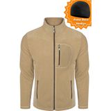 Ghassy Co. Ghassy Co.Erkek Pro Rüzgar Geçirmez 5 Cepli Outdoor Tam Fermuarlı Polar Ceket TMFR869866001 - 2XL - Bej