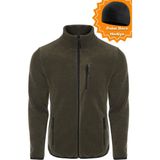 Ghassy Co. Ghassy Co.Erkek Pro Rüzgar Geçirmez 5 Cepli Outdoor Tam Fermuarlı Polar Ceket TMFR869866001 - 2XL - Koyu Haki