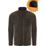 Ghassy Co. Ghassy Co.Erkek Pro Rüzgar Geçirmez 5 Cepli Outdoor Tam Fermuarlı Polar Ceket TMFR869866001 - 2XL - Koyu Yeşil