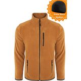 Ghassy Co. Ghassy Co.Erkek Pro Rüzgar Geçirmez 5 Cepli Outdoor Tam Fermuarlı Polar Ceket TMFR869866001 - Camel