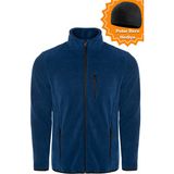 Ghassy Co. Ghassy Co.Erkek Pro Rüzgar Geçirmez 5 Cepli Outdoor Tam Fermuarlı Polar Ceket TMFR869866001 - Mavi - Yeşil