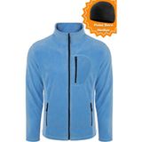 Ghassy Co. Ghassy Co.Erkek Pro Rüzgar Geçirmez 5 Cepli Outdoor Tam Fermuarlı Polar Ceket TMFR869866001 - XL - Açık Mavi
