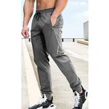 GHASSY CO. Ghassy Co. Erkek Run Ultra Hafif Egzersiz Aktif Joggers Spor Dar Paça Eşofman Altı