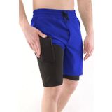 GHASSY CO. Ghassy Co. Erkek Running Hızlı Kuruma Micropoly Antrenman Halısaha Fitness Kısa Taytlı Outdoor Şort