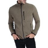 Ghassy Co. Ghassyco. Erkek Tam Fermuarlı Polar Ceket - Açık Haki