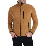 Ghassy Co. Ghassyco. Erkek Tam Fermuarlı Polar Ceket - Camel