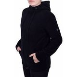 GHASSY CO.KADIN KAPŞONLU FERMUARLI POLAR SWEATSHİRT